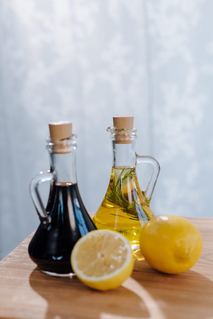 Olive oil and lemon