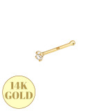 1.5Mm 4 Prong Ball - 14K Gold Nose Studs SD48910