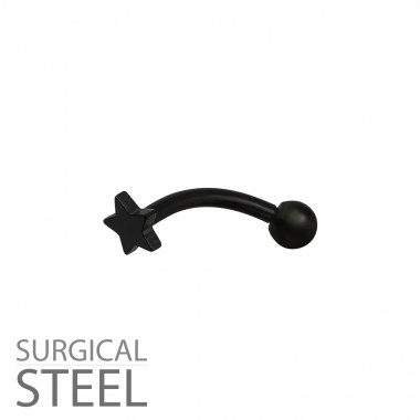 Star - 316L Surgical Grade Stainless Steel Steel Navels SD35480