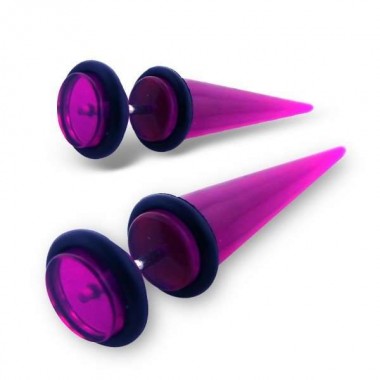 Acid pink - Acrylic Ear Tunnels & Plugs SD10114
