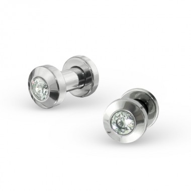 Small - 316L Surgical Grade Stainless Steel Ear Tunnels & Plugs SD11276
