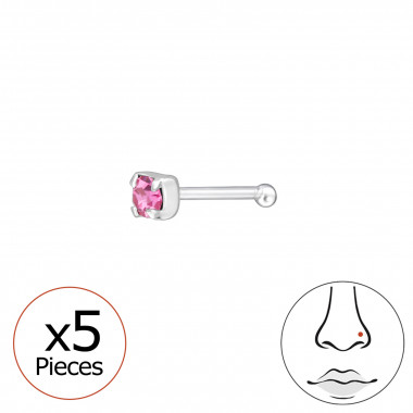 Round 2mm - 925 Sterling Silver Silver SD48028