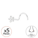 Star - 925 Sterling Silver Silver SD48033