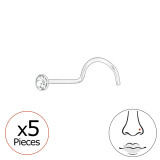 Round - 925 Sterling Silver Silver SD48037