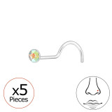 Round - 925 Sterling Silver Silver SD48039