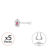 Flower - 925 Sterling Silver Silver SD48043