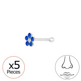 Flower - 925 Sterling Silver Silver SD48048