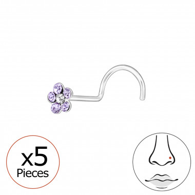 Flower - 925 Sterling Silver Silver SD48053