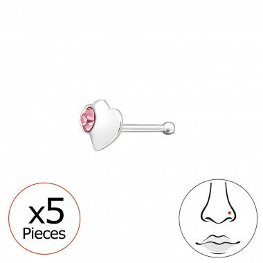 Heart - 925 Sterling Silver Silver SD48058