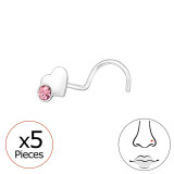 Heart - 925 Sterling Silver Silver SD48059