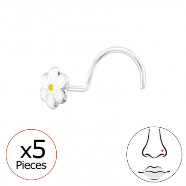 Flower - 925 Sterling Silver Silver SD48071
