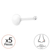 Round Disc - 925 Sterling Silver Silver SD48076