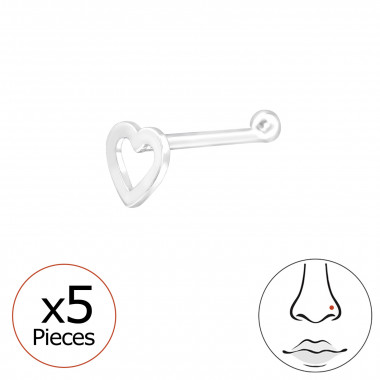 Heart - 925 Sterling Silver Silver SD48078