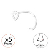 Heart - 925 Sterling Silver Silver SD48079