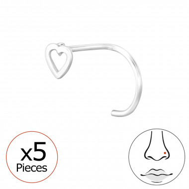 Heart - 925 Sterling Silver Silver SD48079
