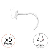 Butterfly - 925 Sterling Silver Silver SD48083