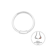 10mm - 925 Sterling Silver Silver SD48086