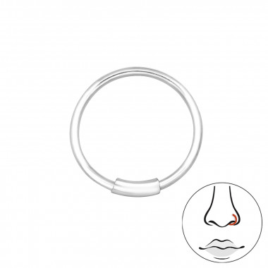 10mm - 925 Sterling Silver Silver SD48086
