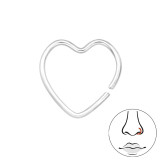 Heart - 925 Sterling Silver Silver SD48087