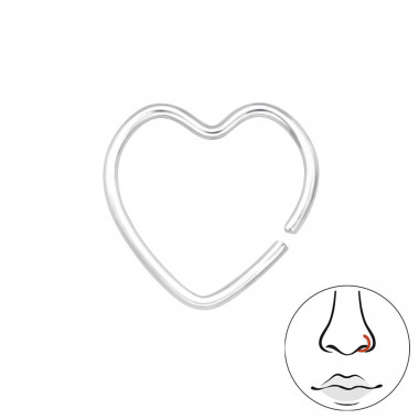 Heart - 925 Sterling Silver Silver SD48087