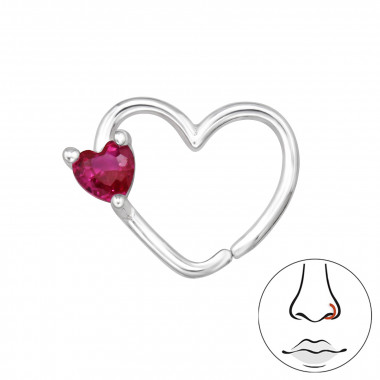 Heart - 925 Sterling Silver Silver SD48372