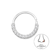 Circle - 925 Sterling Silver Silver SD48373