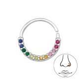 Circle - 925 Sterling Silver Silver SD48374