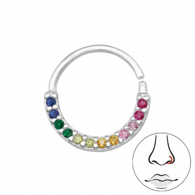 Circle - 925 Sterling Silver Silver SD48374