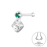 Round & Square - 925 Sterling Silver Silver SD49168