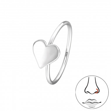 Heart - 925 Sterling Silver Silver SD49253