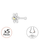 Flower - 925 Sterling Silver Silver SD49550