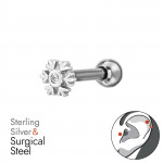 Snowflake - 925 Sterling Silver Silver SD49609 Snowflake - 925 Sterling Silver Silver SD49609