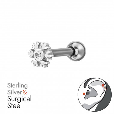Snowflake - 925 Sterling Silver Silver SD49609