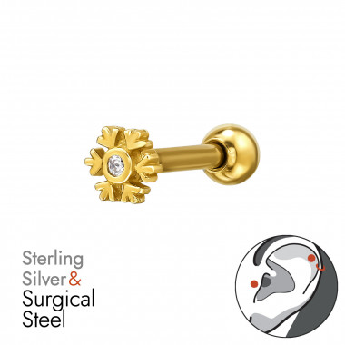 Snowflake - 925 Sterling Silver Silver SD49610