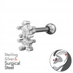 Star - 925 Sterling Silver Silver SD49613 Star - 925 Sterling Silver Silver SD49613