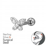 Butterfly - 925 Sterling Silver Silver SD49621 Butterfly - 925 Sterling Silver Silver SD49621