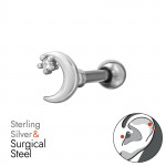 Crescent - 925 Sterling Silver Silver SD49633 Crescent - 925 Sterling Silver Silver SD49633