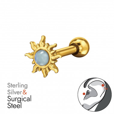 Sun - 925 Sterling Silver Silver SD49636