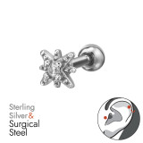 Starburst - 925 Sterling Silver Silver SD49639