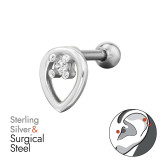 Teardrop - 925 Sterling Silver Silver SD49643