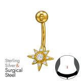 Starburst - 925 Sterling Silver Silver SD49654