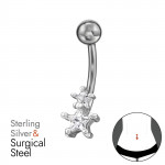 Star - 925 Sterling Silver Silver SD49655 Star - 925 Sterling Silver Silver SD49655