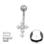 Cross - 925 Sterling Silver Silver SD49657 Cross - 925 Sterling Silver Silver SD49657