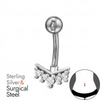 Chevron - 925 Sterling Silver Silver SD49659 Chevron - 925 Sterling Silver Silver SD49659