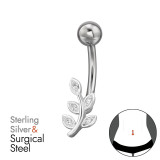 Leaf - 925 Sterling Silver Silver SD49661