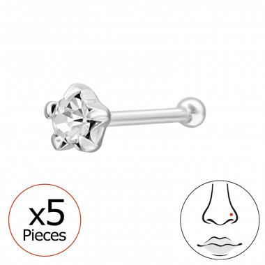 Star - 925 Sterling Silver Silver SD49710