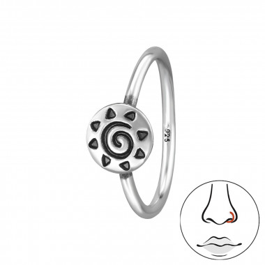 4mm Sun Oxidized - 925 Sterling Silver Silver SD49835