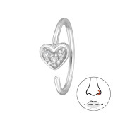 4mm Heart - 925 Sterling Silver Silver SD49839