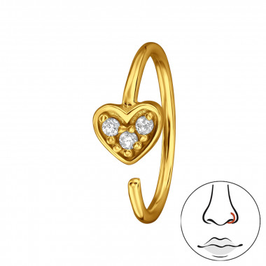 4mm Heart - 925 Sterling Silver Silver SD49840