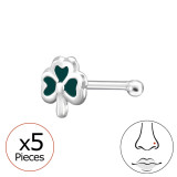 3.5Mm Clover - 925 Sterling Silver Silver SD49843
